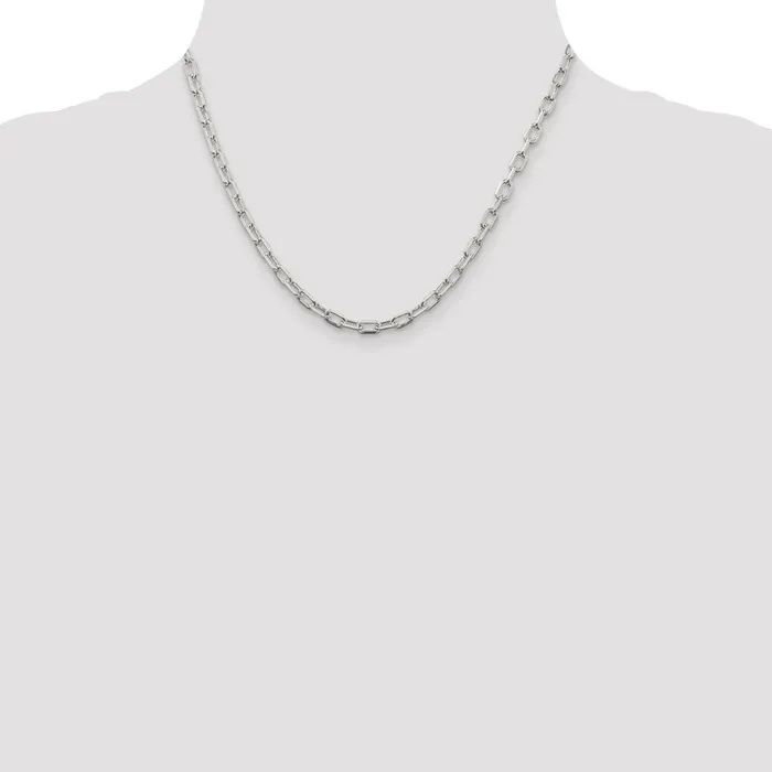 Rings WB Choice Jewelry Sterling Silver 43mm Diamondcut Long Link Cable ChainWBCQAR12018 Rings WB Choice Jewelry Sterling Silver 43mm Diamondcut Long Link Cable ChainWBCQAR12018