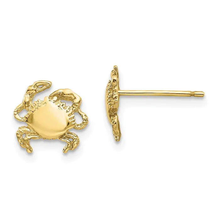 WB Choice Jewelry 10k Crab EarringsWBC10E907 Earrings