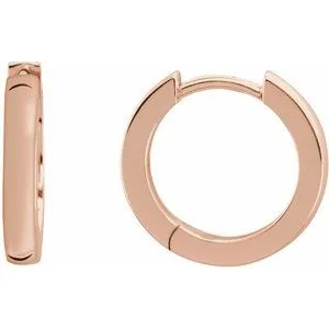 WB Choice Jewelry Earrings 14K Rose 14 mm Hinged Hoop Earrings20172111PSTWBC WB Choice Jewelry Earrings 14K Rose 14 mm Hinged Hoop Earrings20172111PSTWBC