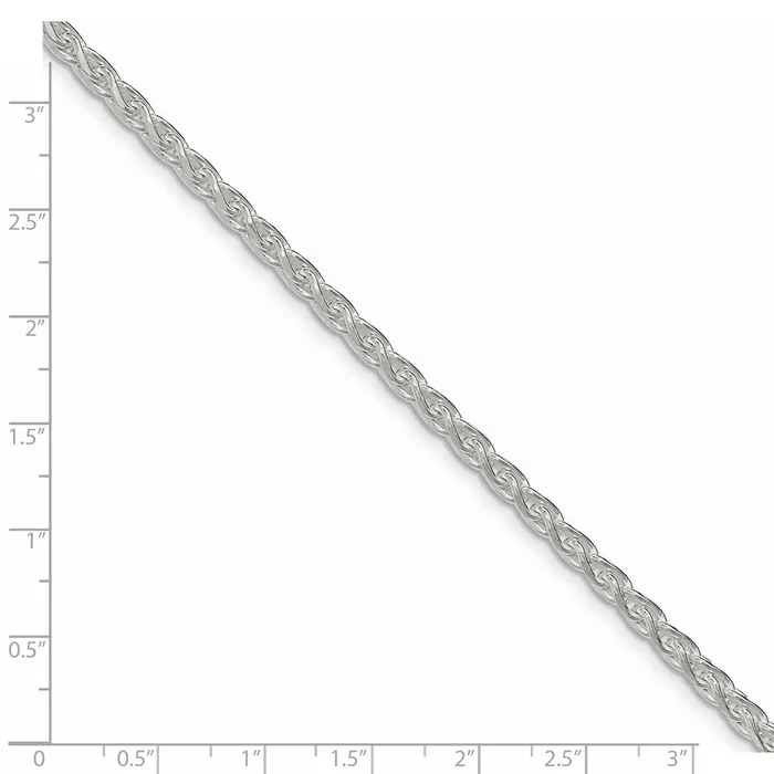 WB Choice Jewelry Rings Sterling Silver 35mm Diamondcut Round Spiga ChainWBCQSR10026 WB Choice Jewelry Rings Sterling Silver 35mm Diamondcut Round Spiga ChainWBCQSR10026