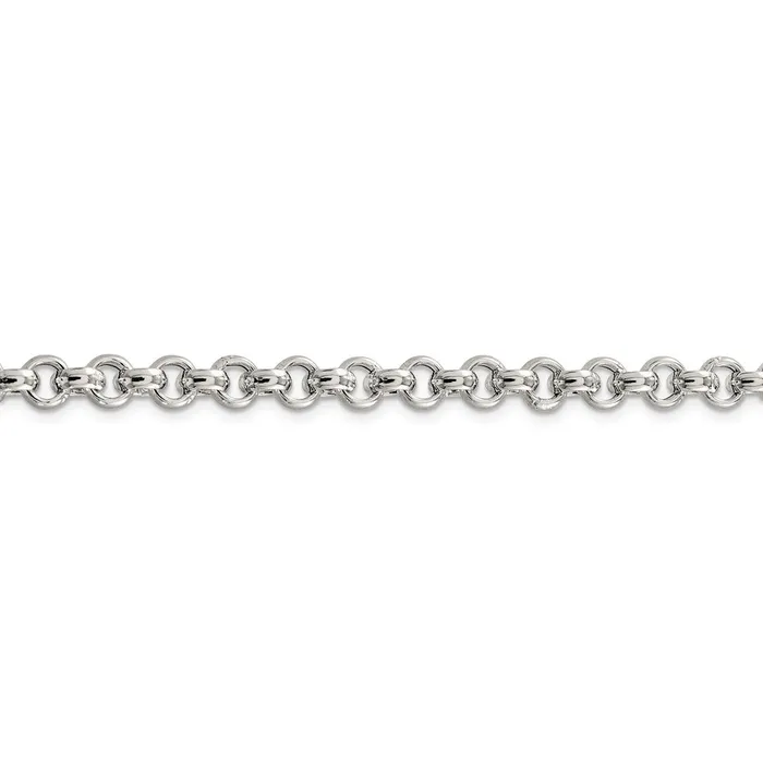 WB Choice Jewelry Rings Sterling Silver 65mm Semisolid Rolo ChainWBCQFC10716 WB Choice Jewelry Rings Sterling Silver 65mm Semisolid Rolo ChainWBCQFC10716