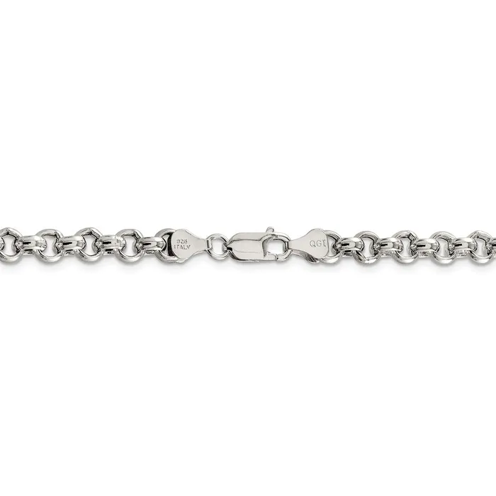 WB Choice Jewelry Rings Sterling Silver 65mm Semisolid Rolo ChainWBCQFC10716 WB Choice Jewelry Rings Sterling Silver 65mm Semisolid Rolo ChainWBCQFC10716