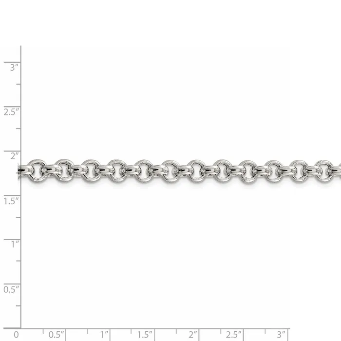 WB Choice Jewelry Rings Sterling Silver 65mm Semisolid Rolo ChainWBCQFC10716 WB Choice Jewelry Rings Sterling Silver 65mm Semisolid Rolo ChainWBCQFC10716