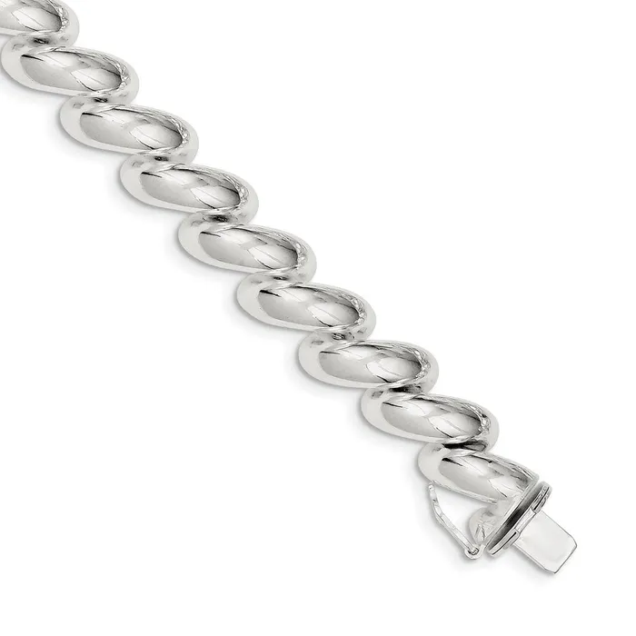 WB Choice Jewelry Sterling Silver 12mm San Marco BraceletWBCQM257 Bracelets WB Choice Jewelry Sterling Silver 12mm San Marco BraceletWBCQM257 Bracelets