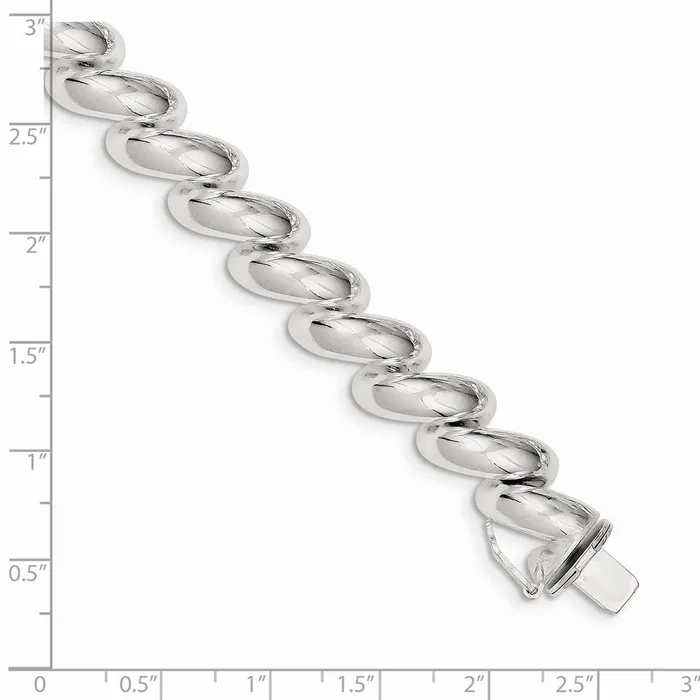 WB Choice Jewelry Sterling Silver 12mm San Marco BraceletWBCQM257 Bracelets WB Choice Jewelry Sterling Silver 12mm San Marco BraceletWBCQM257 Bracelets