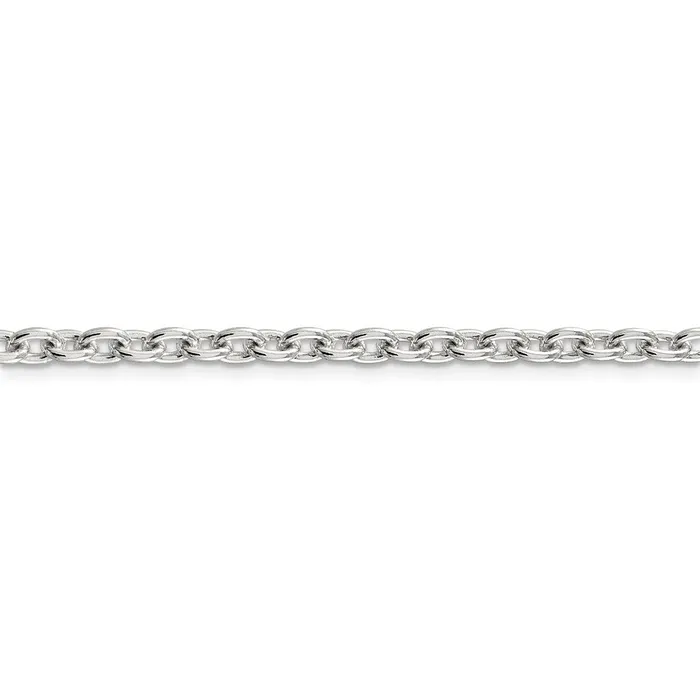 WB Choice Jewelry Sterling Silver 45mm Cable ChainWBCQCL12016 Necklaces WB Choice Jewelry Sterling Silver 45mm Cable ChainWBCQCL12016 Necklaces