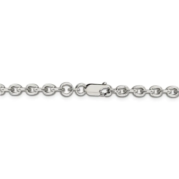 WB Choice Jewelry Sterling Silver 45mm Cable ChainWBCQCL12016 Necklaces WB Choice Jewelry Sterling Silver 45mm Cable ChainWBCQCL12016 Necklaces