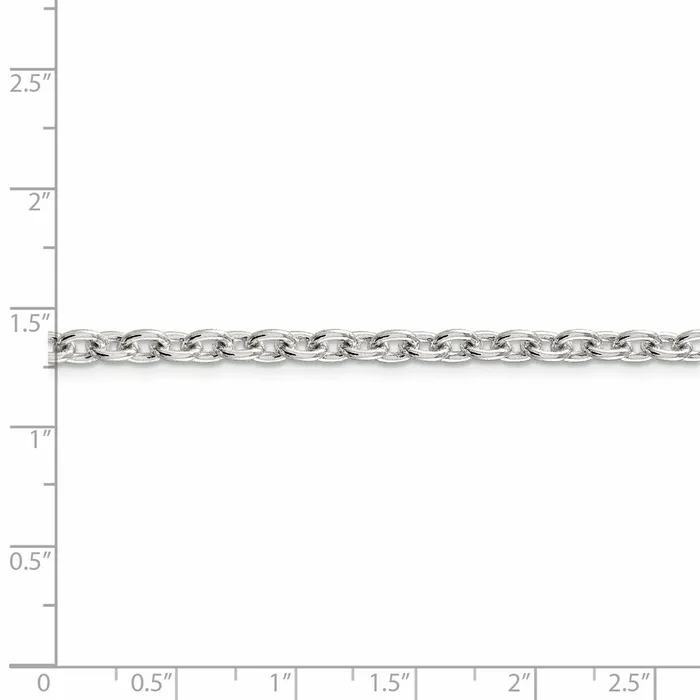 WB Choice Jewelry Sterling Silver 45mm Cable ChainWBCQCL12016 Necklaces WB Choice Jewelry Sterling Silver 45mm Cable ChainWBCQCL12016 Necklaces