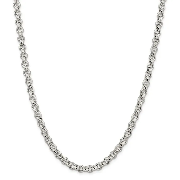 WB Choice Jewelry Sterling Silver 65mm Semisolid Rolo ChainWBCQFC10718 Rings WB Choice Jewelry Sterling Silver 65mm Semisolid Rolo ChainWBCQFC10718 Rings