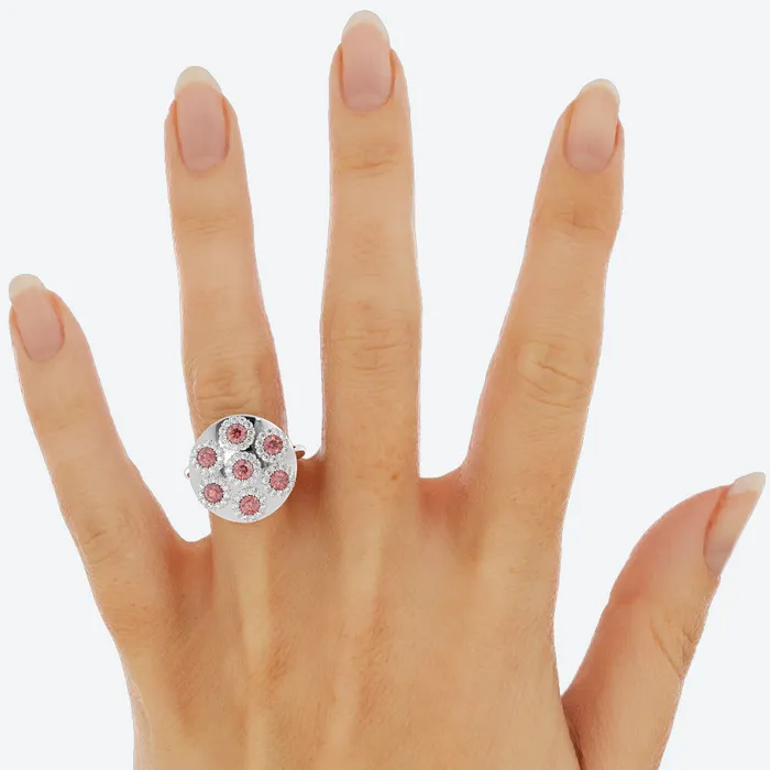 AlbrechtJewellery Rings Red Spinel and Diamond Daisy Ring 14K GoldSpinel Engagement RingDaisy Engagement Ring AlbrechtJewellery Rings Red Spinel and Diamond Daisy Ring 14K GoldSpinel Engagement RingDaisy Engagement Ring