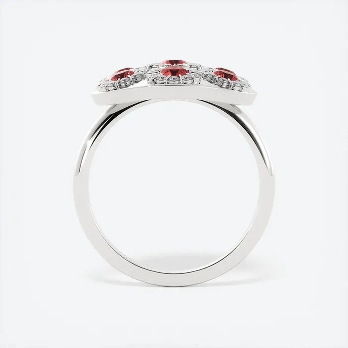 AlbrechtJewellery Rings Red Spinel and Diamond Daisy Ring 14K GoldSpinel Engagement RingDaisy Engagement Ring AlbrechtJewellery Rings Red Spinel and Diamond Daisy Ring 14K GoldSpinel Engagement RingDaisy Engagement Ring