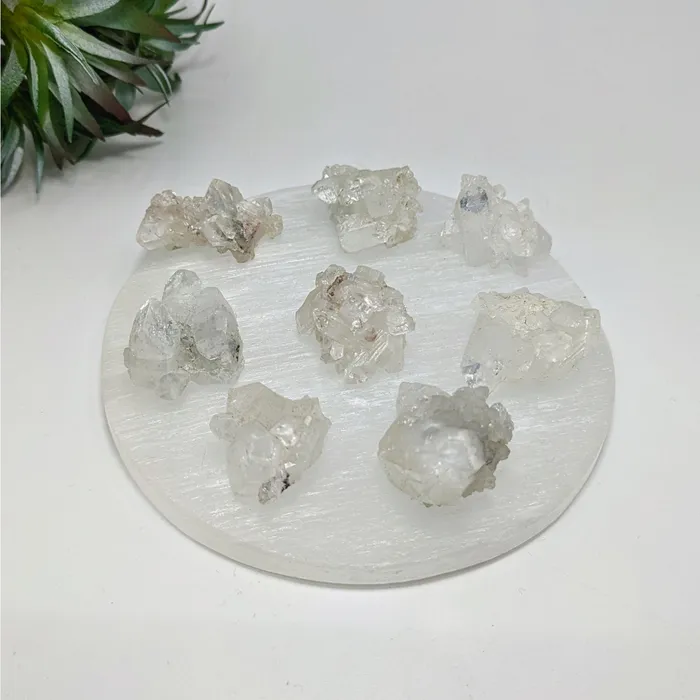 Diamond Apophyllite Cluster R122 Bliss Crystals Charm Necklaces
