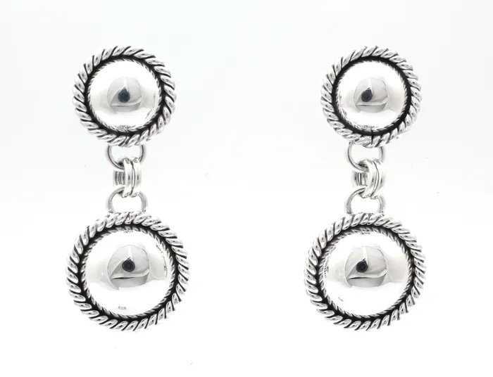 Double Twist Dome Earrings Artie Yellowhorse Earrings