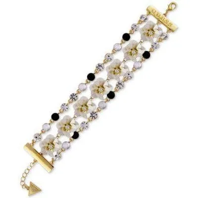 Guess Flower Inspired Black and White Necklace and Bracelet SET or Pieces Macys Necklaces Guess Flower Inspired Black and White Necklace and Bracelet SET or Pieces Macys Necklaces
