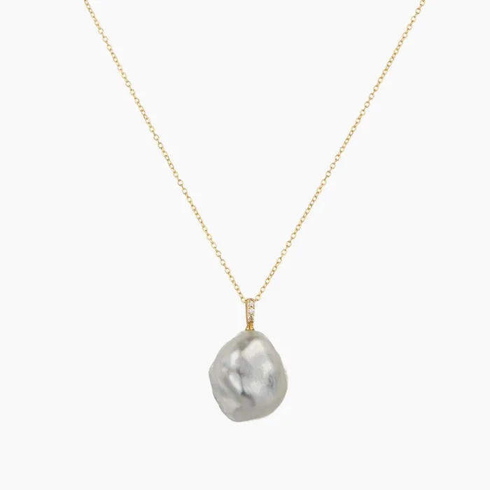 Necklaces misha hawaii Little Dipper Tahitian Keshi Pearl Necklace