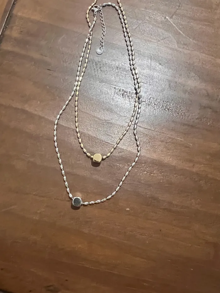 Necklaces simple cube necklace bubs sass