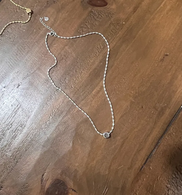 Necklaces simple cube necklace bubs sass