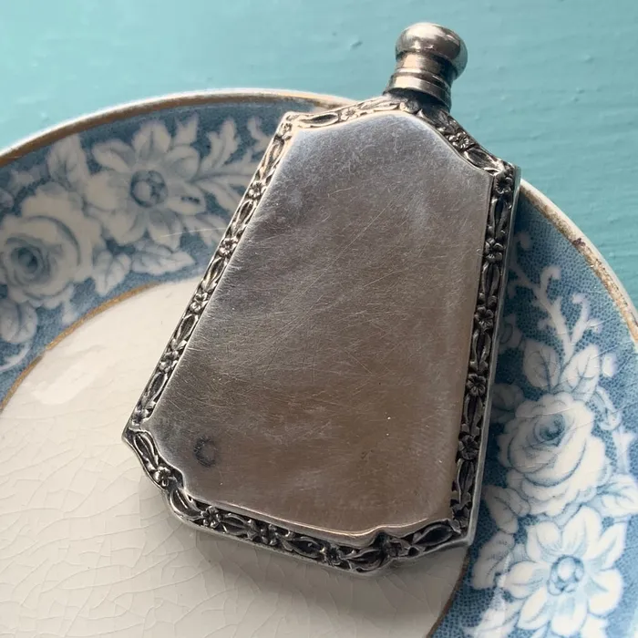 Perfume Bottle Sterling Silver Vintage Love Vintage Paris Rings