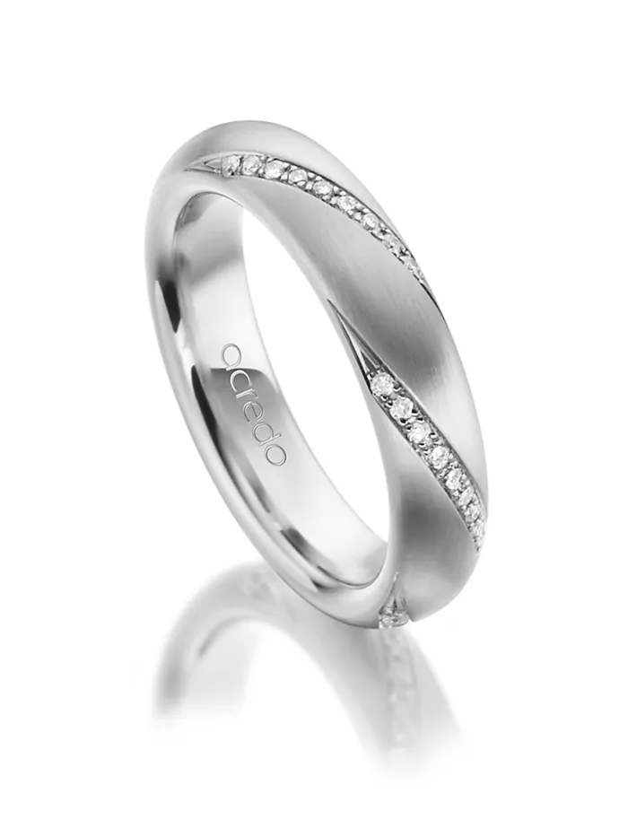 Platinum 45 mm Eternity Band with 14 ct tw GSi1 acredo Rings