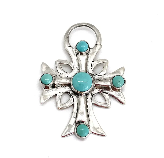 Shreve Saville Natural Royston Cross Pendant Necklaces