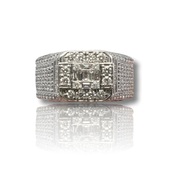 Square Top Diamond Ring imakegrillzcom Rings