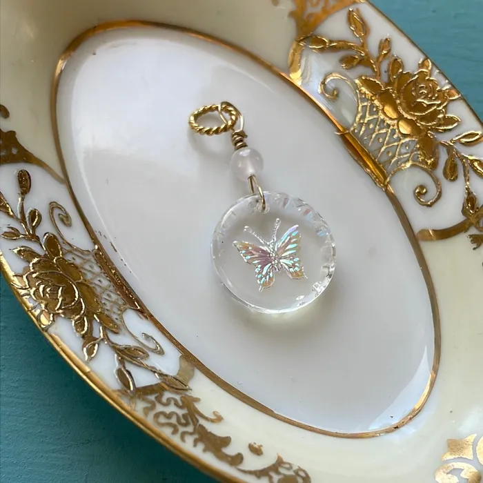 Vintage Paris Jewelry Necklaces Butterfly Intaglio Pendant Gold Filled Vintage Vintage Paris Jewelry Necklaces Butterfly Intaglio Pendant Gold Filled Vintage