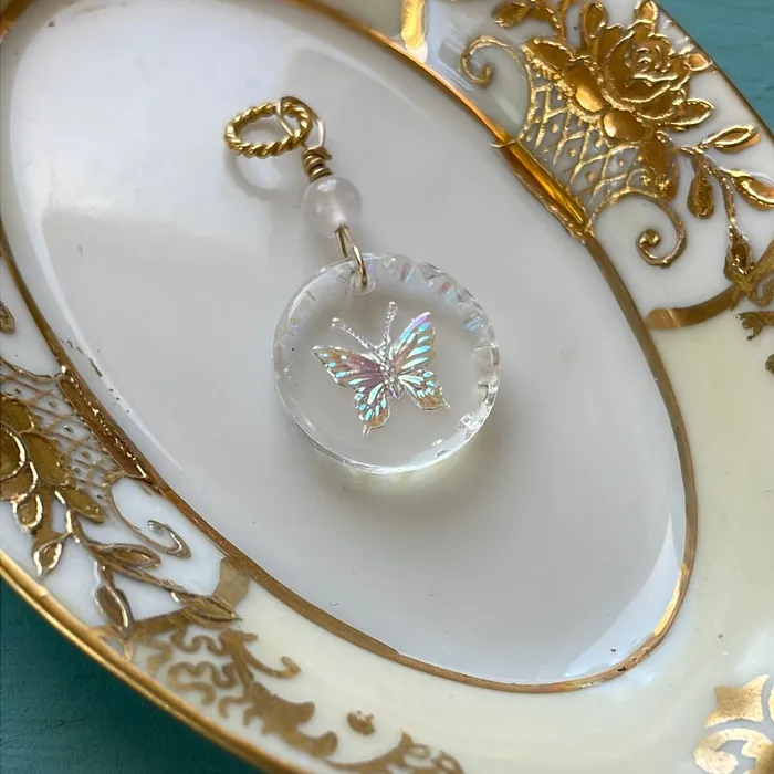 Vintage Paris Jewelry Necklaces Butterfly Intaglio Pendant Gold Filled Vintage Vintage Paris Jewelry Necklaces Butterfly Intaglio Pendant Gold Filled Vintage