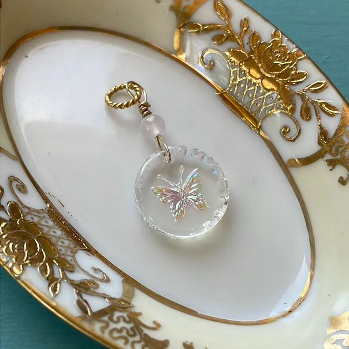 Vintage Paris Jewelry Necklaces Butterfly Intaglio Pendant Gold Filled Vintage Vintage Paris Jewelry Necklaces Butterfly Intaglio Pendant Gold Filled Vintage