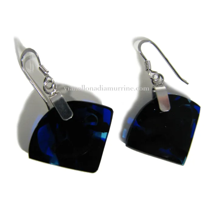 VN Murrine Earrings Murano glass fanshaped earrings Fantasy