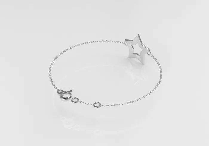 14k Bracelet perfect for any time 5 point Star Style JCM DESIGN JEWELRY Bracelets