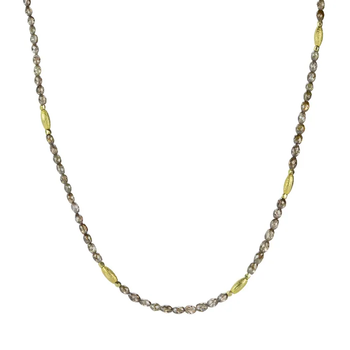 Barbara Heinrich Necklaces 18k Brown Diamond Beaded Necklace
