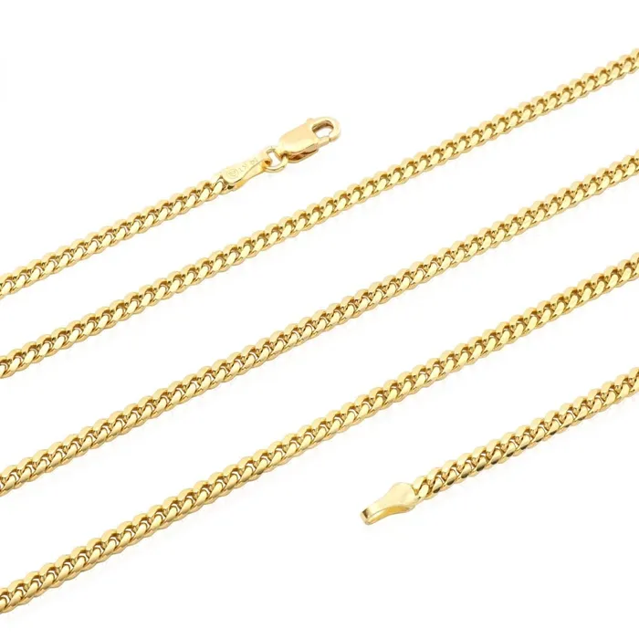 Bling Proud PreStyled Sets Solid 14K Gold Cuban Link Chain 6MM
