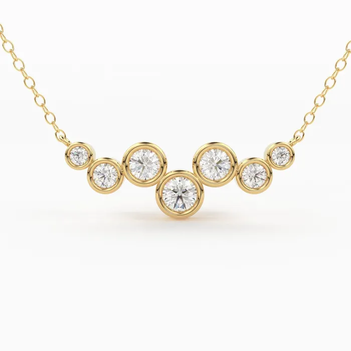 Diamond Necklace 14k Gold Necklace Floating Diamonds Necklace Diamond Bubble Pendant Birthday Gift for Her Bezel Diamond Necklace Jalvi Co Necklaces Diamond Necklace 14k Gold Necklace Floating Diamonds Necklace Diamond Bubble Pendant Birthday Gift for Her Bezel Diamond Necklace Jalvi Co Necklaces