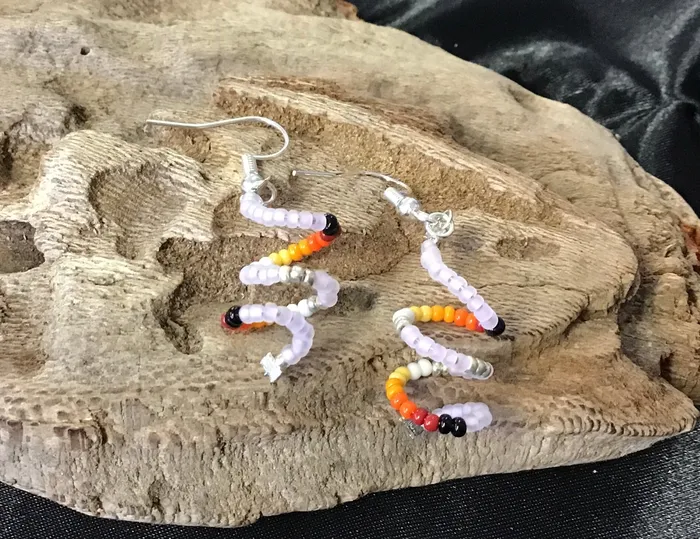 Earrings Dani Levi Spiral Dangle Earrings