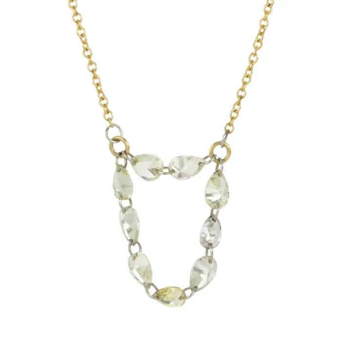 Free Set Pear Shaped Diamond Necklace Todd Pownell Necklaces