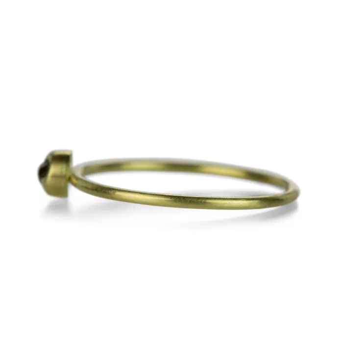 Gabriella Kiss Rings 18k Round Champagne Diamond Ring Gabriella Kiss Rings 18k Round Champagne Diamond Ring