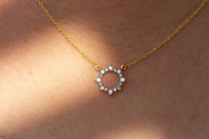 Jalvi Co Necklaces Diamond Necklace Diamond Sun Necklace 14k Gold Sun Circle Pendant Sun Jewelry Gift For Her Cluster Diamond Necklace Jalvi Co Necklaces Diamond Necklace Diamond Sun Necklace 14k Gold Sun Circle Pendant Sun Jewelry Gift For Her Cluster Diamond Necklace