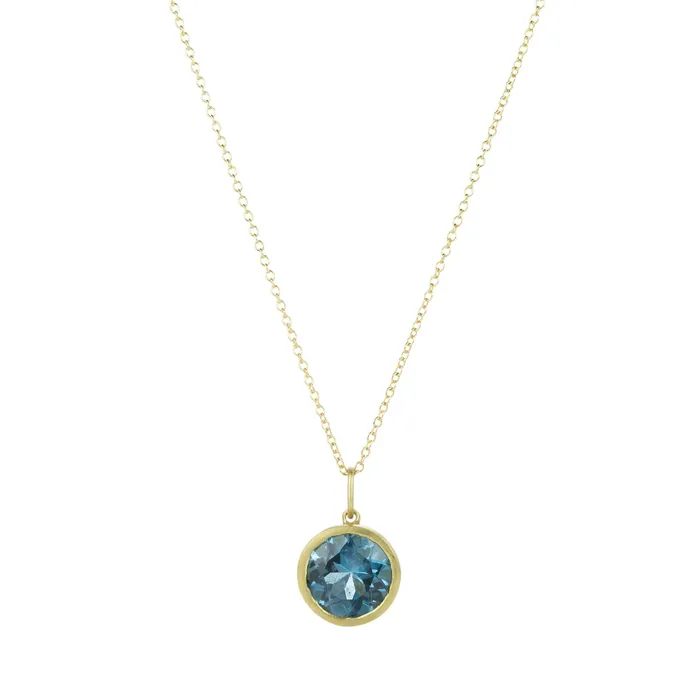Marian Maurer Necklaces London Blue Topaz City Pendant Necklace Marian Maurer Necklaces London Blue Topaz City Pendant Necklace