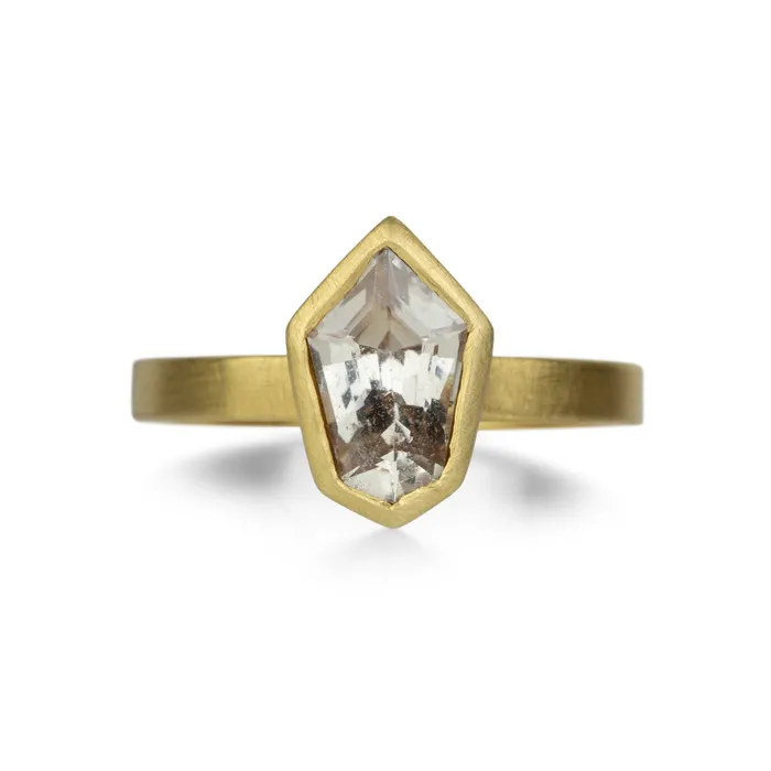 Marian Maurer Rings Light Yellow Sapphire Shield Callista Ring