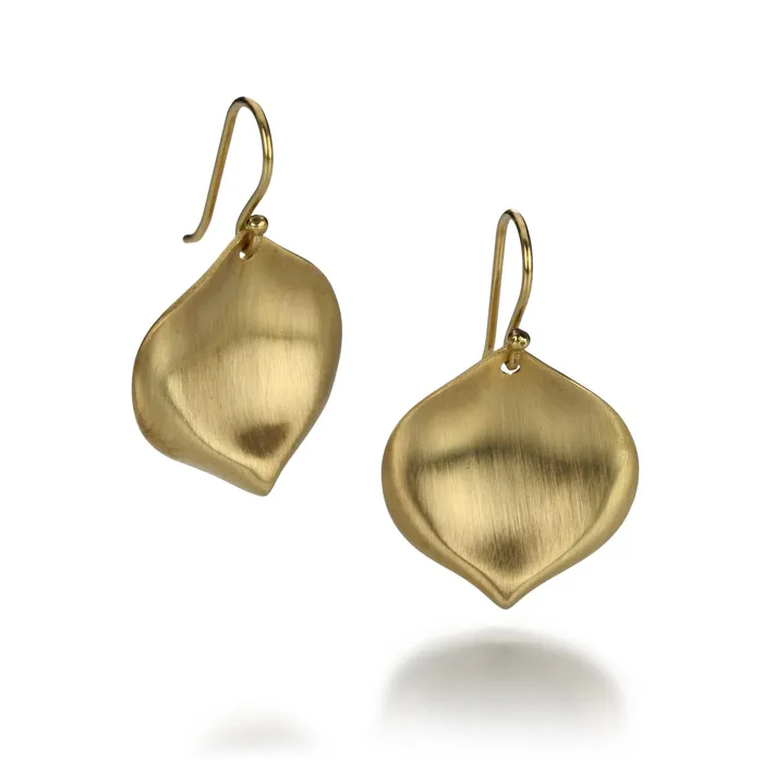 Medium Rose Petal Earrings Annette Ferdinandsen Earrings