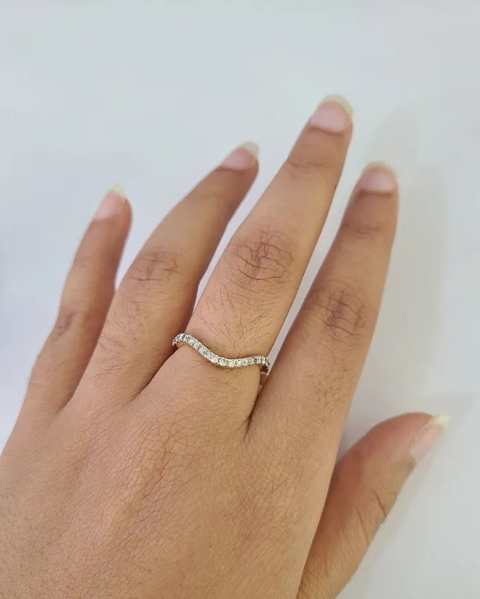 Real 14k Diamond Ladies Ring Pear Shaped Yellow Gold Women Engagement Wedding Gold and Diamond Rings