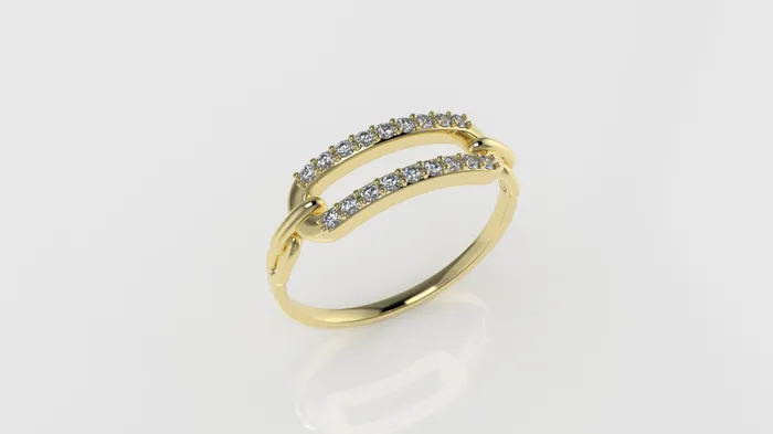 Rings 14K Engagement band Ring with 18 MOISSANITE VS1 13mm each shape rectangular JCM DESIGN JEWELRY Rings 14K Engagement band Ring with 18 MOISSANITE VS1 13mm each shape rectangular JCM DESIGN JEWELRY