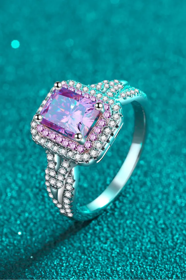 Rings Cant Stop Your Shine 2 Carat Moissanite Ring Trendsi
