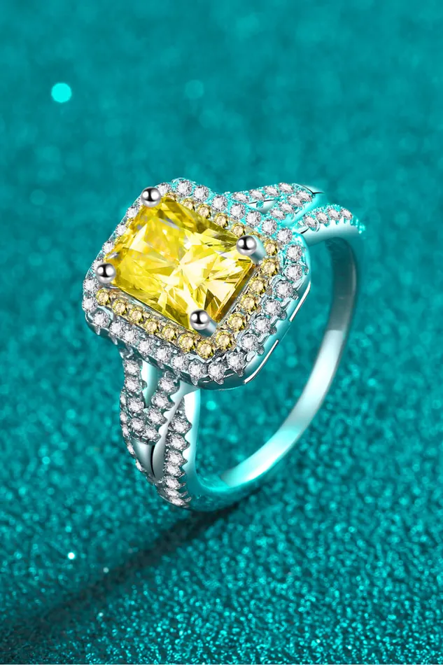 Rings Cant Stop Your Shine 2 Carat Moissanite Ring Trendsi