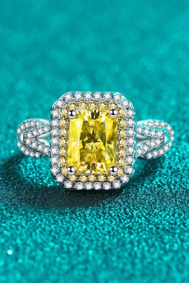 Rings Cant Stop Your Shine 2 Carat Moissanite Ring Trendsi
