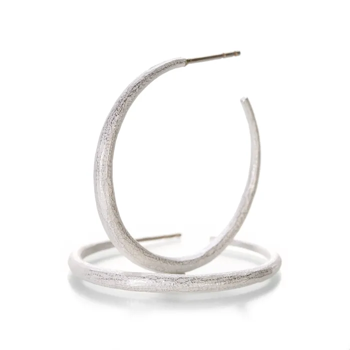 Rings John Iversen Large Sterling Silver Hoops