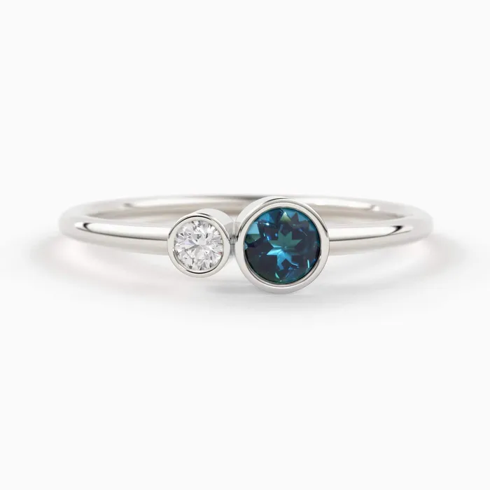 Rings London Blue Topaz and Diamond Birthstone Ring 14K Gold London Blue Topaz and Diamond Gift for Her December Birthstone Ring Jalvi Co Rings London Blue Topaz and Diamond Birthstone Ring 14K Gold London Blue Topaz and Diamond Gift for Her December Birthstone Ring Jalvi Co