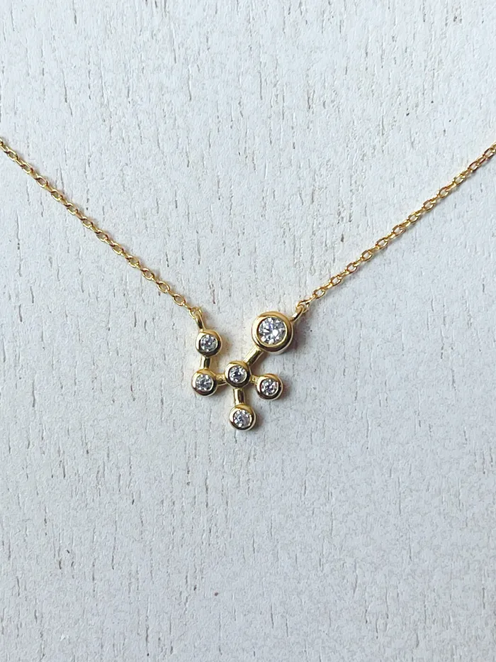 Sophiareneboutiquecom Necklaces Sterling Silver 14k Gold Dipped Constellation Necklace Sophiareneboutiquecom Necklaces Sterling Silver 14k Gold Dipped Constellation Necklace