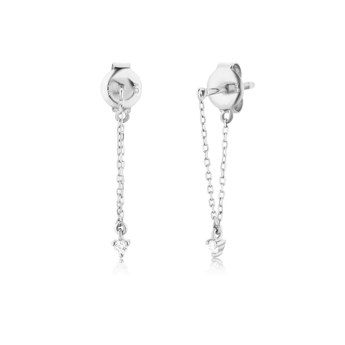 Aurelie Gi Earrings LAUREL Diamond Chain Earrings