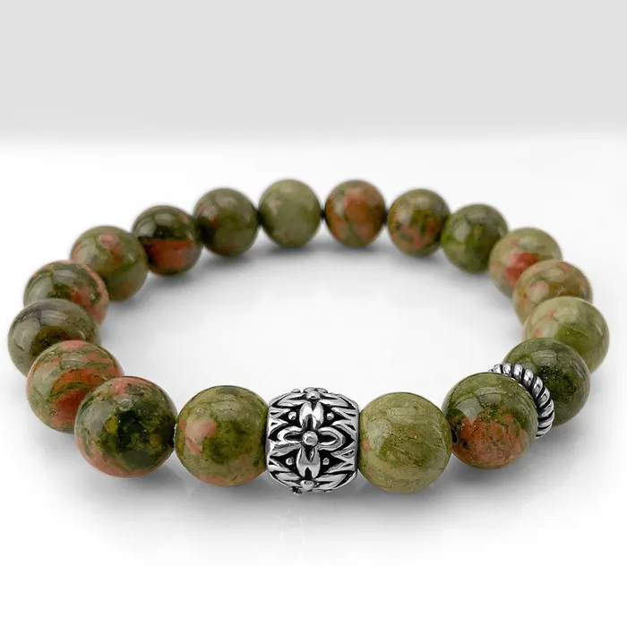 Bracelets Unakite Here to Flourish Bracelet Elisa Ilana